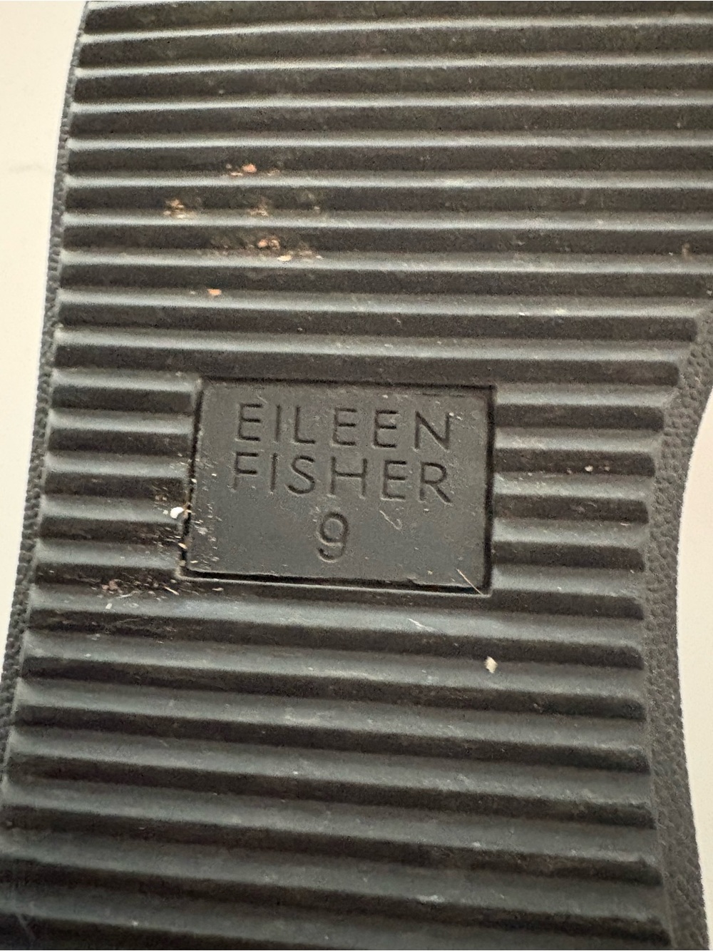 Eileen Fisher Black High Top Loafer - Picture 4 of 5